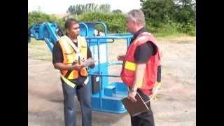 Aerial Lift Operator Familiarization Training Part 2 Boomlift [upl. by Ahsirahc431]