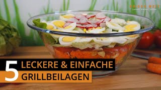 5 einfache schnelle amp leckere Grillbeilagen [upl. by Nollaf]