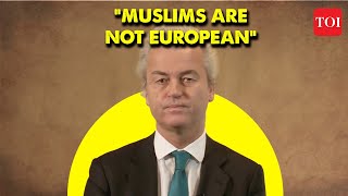 Message for MUSLIMS in Europe  Geert Wilders Controversial Dutch PM warns Erdogan  Islamophobe [upl. by Ennylcaj]