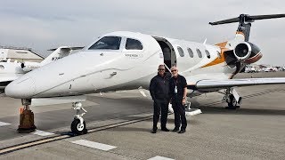 4K Flight on a JetSuite Phenom 300 VNYOAK [upl. by Trevah]