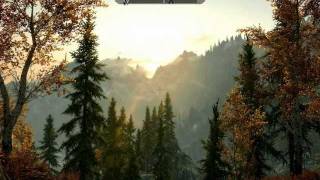 Skyrim Sunrise in HD [upl. by Olemrac]