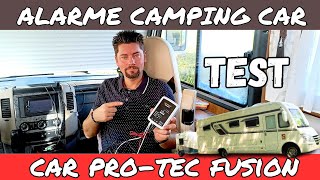 Que vaut la fameuse ALARME CAR PROTEC FUSION pour CAMPING CAR instantcampingcar4478  FamilyRoss [upl. by Yv]