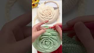 how to crochet a small bag 작은 가방 코바늘 뜨개질 방법 小さなバッグのかぎ針編み küçük bir çanta nasıl örülür [upl. by Mahseh324]