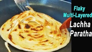 How To Make Lachha Paratha  Flaky Multilayered Paratha  madhurasrecipe [upl. by Elleynad]