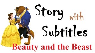 Learn English through story Beauty and the Beast level 1 [upl. by Cirted]