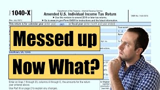 IRS Form 1040X  How to File an Amended Tax Return [upl. by Edvard]