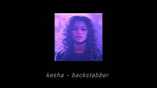 kesha  backstabber slowed  reverb [upl. by Arotak]