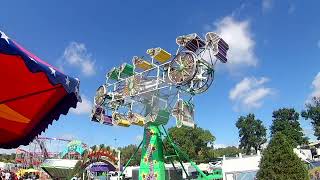 MN 2022 State Fair quotZipperquot ride full cycle [upl. by Lesna806]