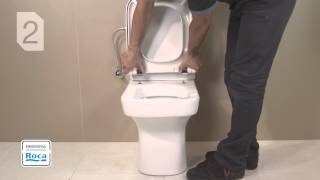 WC Seat and Cover  Installation  Roca [upl. by Franni]