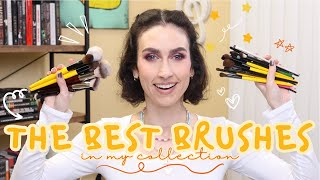 MY FAVORITE BRUSHES IN MY COLLECTION YOU NEED THESE [upl. by Nuhs]