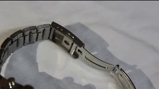 How to Adjust your Seiko Watch Band the Easy Way Recorded from a DSLR [upl. by Bradley690]