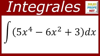 INTEGRALES DIRECTAS  Ejercicio 1 [upl. by Ailaham]