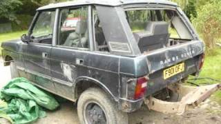 bobtailing a 5 door range rover v8 vouge SEwmv [upl. by Lilias]