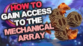 How To Unlock The Perpetual Mechanical Array WayPoint amp Domain  Inazuma 20  Genshin Impact [upl. by Ilatan27]