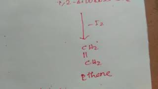 Ethane 12diol to Ethene Organic Chemistry [upl. by Nohj]