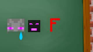 Monster School  Drawing Magic Challenge  Minecraft Animation [upl. by Eecyak]