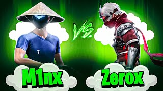 Zerox FF🇳🇵 Vs M1NX🇧🇩  Cleanest Fight Ever🍷1vs1 series 04 [upl. by Clava203]