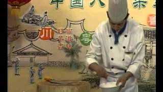 Real Chinese Cooking Shandong 鲁菜 雀巢五彩鸡丝 [upl. by Nazus]