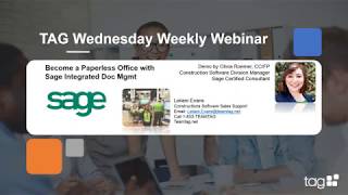 HowTo Become a Paperless Office with Sage Integrated Document Management [upl. by Critta118]