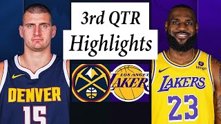 Los Angeles Lakers vs Denver Nuggets Full Highlights 3rd QTR  Oct 24  2023 NBA Preseason [upl. by Ina]