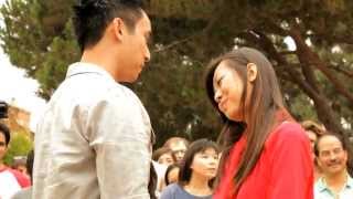 OFFICIAL Trang and Nam Proposal Flash Mob at UCLA 92411 [upl. by Zirtaeb569]