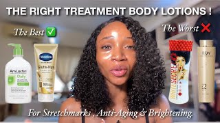 All About  BODY LOTIONS  The Best  The Worst  How to Choose the Right Treatment Lotion for You [upl. by Rahas]