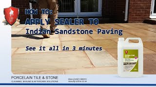 LTP  How do I seal my Indian Sandstone Paving [upl. by Nahor]