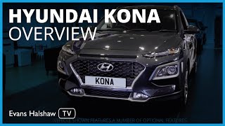 Hyundai Kona Overview Walkaround and features  Evans Halshaw TV [upl. by Adyol]