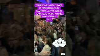 FRANKIE WAS NOT ALLOWED TO PERFORM OS HAMER HALL AFT OVER 10 YEARS HARD WORK MAKE PEOPLE HAPPY SAD [upl. by Irret737]