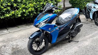 Yamaha NVX V2 STD Blue  2024 Walkaround [upl. by Tani516]