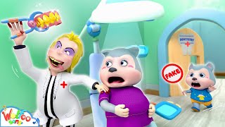 Pregnant Mom Has a Toothache 🤰 Fake Dentist  Top Stranger Danger Song  Wolfoo Kids Songs [upl. by Kcirdehs]