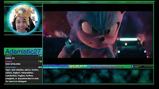 Sonic The Hedgehog 3 movie trailer reacting Adamistic style [upl. by Naugal]