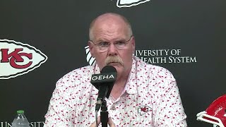 Chiefs head coach Andy Reid talks Xavier Worthys skillset [upl. by Rimisac292]