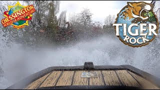 Tiger Rock at Chessington World of Adventures  Log Flume  Land of the Tiger [upl. by Aleehs]