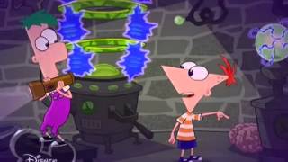 Disney Channel Russia  Phineas and Ferb Halloween Special intro 2013 [upl. by Elehcor161]