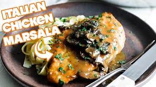 THE Chicken Marsala Recipe I learned to make at the first Italian restaurant I ever worked at [upl. by Ariana]