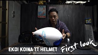 【三鐵裝備系列 】ekoi koina TT Helmet  first look 報告 [upl. by Htidirem]