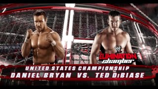 WWE ELIMINATION CHAMBER 2011 Daniel Bryan vs Ted DiBiase WWE 12 [upl. by Onailil559]