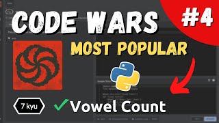 Vowel Count  Codewars Popular Katas SOLVED 4 [upl. by Kliber]