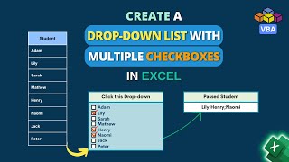 Create Multicheckbox dropdown lists [upl. by Barvick]