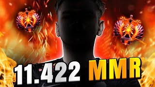 NEW WORLD RECORD  11422 HIGHEST Average MMR in Dota 2 History [upl. by Bambi]