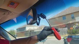 How to remove Ford rearview mirror [upl. by Ettelocin]