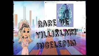 Rare ve Yıllıkları inceledim  Msp [upl. by Ynnub]