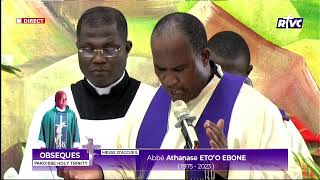 Obsèques de L’Abbé Athanase ETO’O EBONE – 1975  2023 MESSE D’ACCUEIL à la Paroisse Holy Trinity [upl. by Avahc]