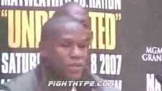 FLOYD MAYWEATHER VS RICKY HATTON NEW YORK PRESS CONFERENCE [upl. by Rosane864]