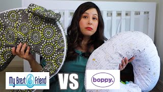 Boppy Nursing Pillow VS My Brest Friend Nursing Pillow  Pros and Cons [upl. by Ahsika]