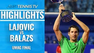 Lajovic Defeats Balazs to Lift First ATP Tour Title  Umag 2019 Final Highlights [upl. by Llerral]