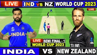 Live IND Vs NZ ICC World Cup 2023  Live Match Centre  India Vs New Zealand  Last 10 Overs [upl. by Erdeid]