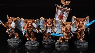 How to paint Sanguinary Guard Blood Angels  Warhammer 40k  wh40k  Buypainted [upl. by Melena]