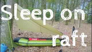 pitch a tarp OVER a packraft Comfy [upl. by Eveiveneg]